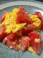 トマトと卵炒めチーズ入り